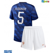 Francuska Jules Kounde #5 Domaci Dres za djecu SP 2026 Kratak Rukav (+ Kratke hlače)